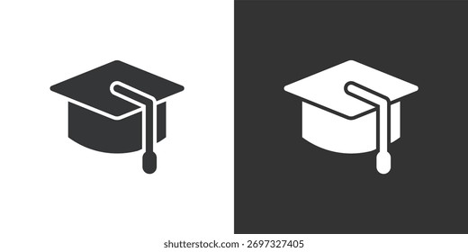 Icono de Educación. Icono de la serie de glifos sólidos