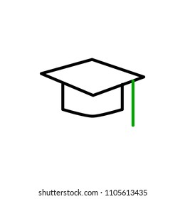 education icon, student school
