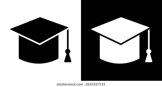 Education icon symbol collection. Flat vector stock illustration.
