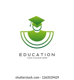 Education icon template ,Education logo, creative vector logo design,education icon,emblem shapes,illustration element