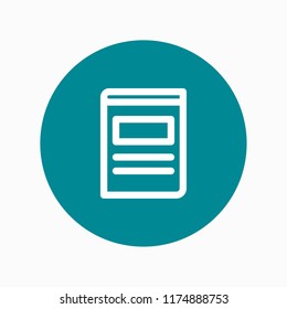education icon vector 