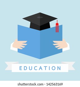 education icon, vector
