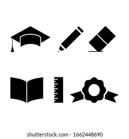 Education icon vector design template