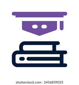 education icon. vector dual tone icon for your website, mobile, presentation, and logo design.
