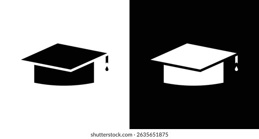 Vector de icono de Educación en estilo plano. Siluetas de colección