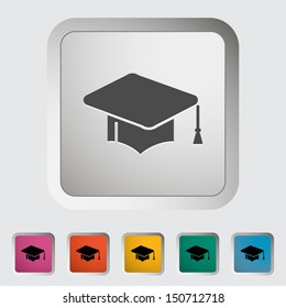 Education icon. Vector illustration.