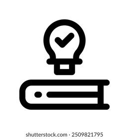 education icon. vector line icon for your website, mobile, presentation, and logo design.