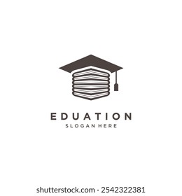 Education  icon vector logo design with creative concept Premium Vector