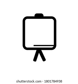Education icon vector. Presentation sign icon eps