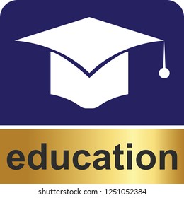 Education icon for web and print 