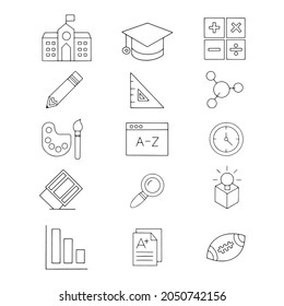 education icon with white and black