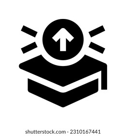 Bildungs-Icon für Ihre Website, Ihr Handy, Ihre Präsentation und Ihr Logo-Design.