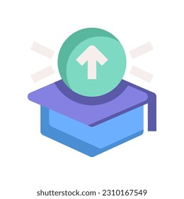 icono educativo para tu sitio web, móvil, presentación y diseño de logotipo.