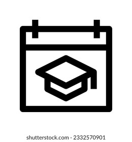 icono educativo para tu sitio web, móvil, presentación y diseño de logotipo.