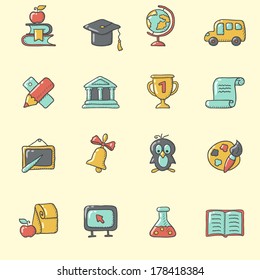 Education icons