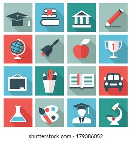 Education icons