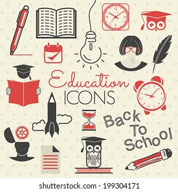 Education icons