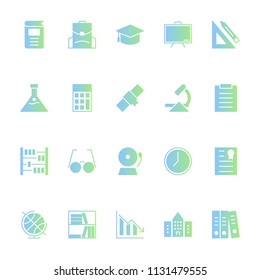 Education icons in for any purposes. Perfect for website mobile app presentation.