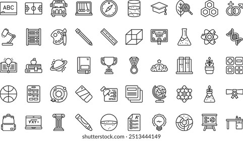 Coleção de ícones de vetor de alta qualidade com traço editável. Ideal para projetos profissionais e criativos.