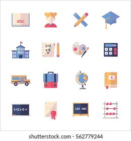 Education Icons Set 1- Flat Series
