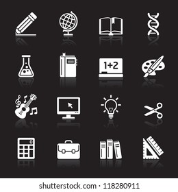 Education Icons set 1. Vector Illustration. More icons in my portfolio.