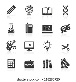 Education Icons set 1. Vector Illustration. More icons in my portfolio.