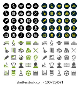 Education Icons set