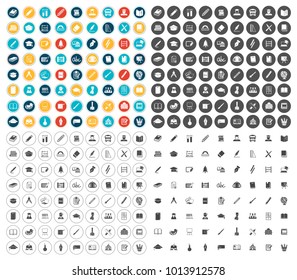 Education icons set