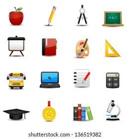 Education Icons Set