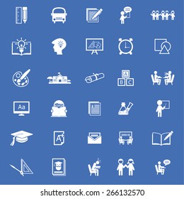 Education icons set