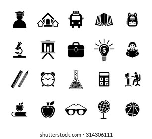Education Icons set