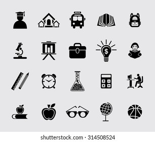 Education Icons set