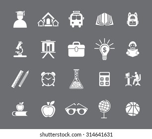 Education Icons set