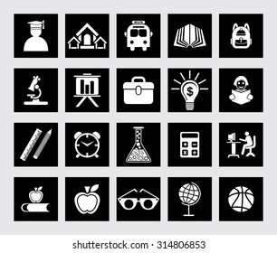 Education Icons set