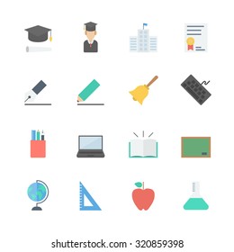 education icons set