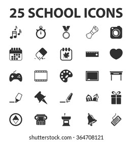Education icons set. 