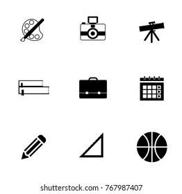 Education icons set
