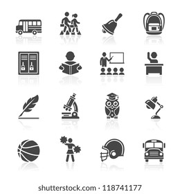 Education Icons set 3. Vector Illustration. More icons in my portfolio.