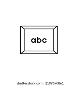 Education icons. Stationary outline on white background. All stationary Items. Stationaries icon vector. whiteboard icon.