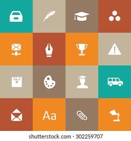 education icons universal set for web and mobile