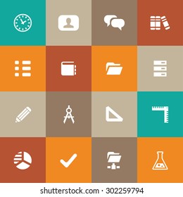 education icons universal set for web and mobile
