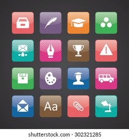 education icons universal set for web and mobile