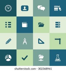 education icons universal set for web and mobile