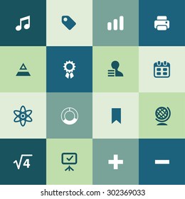 education icons universal set for web and mobile