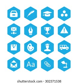 education icons universal set for web and mobile
