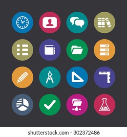 education icons universal set for web and mobile