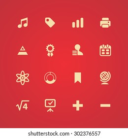 education icons universal set for web and mobile