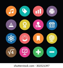 education icons universal set for web and mobile