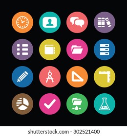 education icons universal set for web and mobile