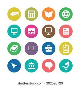 education icons universal set for web and mobile